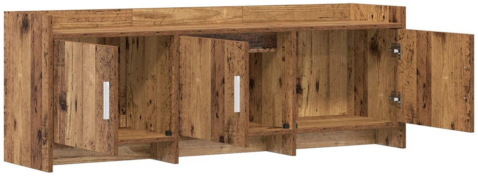 TV staliukas Televizoriaus spintelė 130 x 33 x 47 cm Sendintos medienos