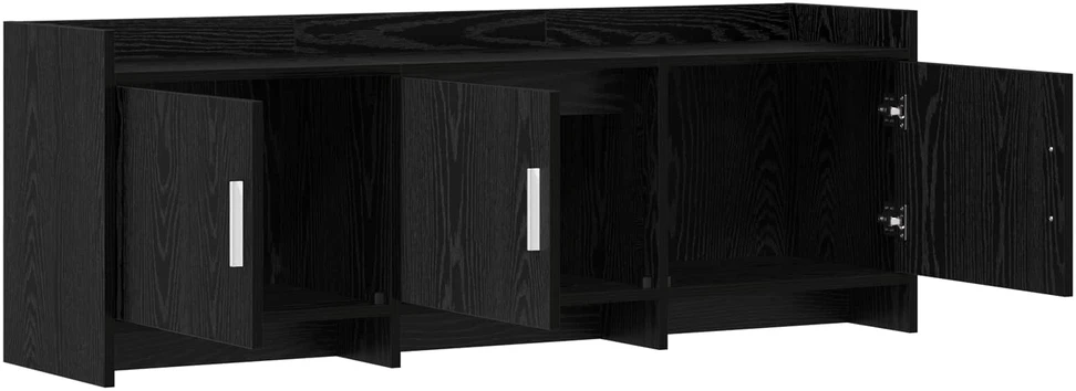 TV staliukas Televizoriaus spintelė 130 x 33 x 47 cm Juodojo ąžuolo