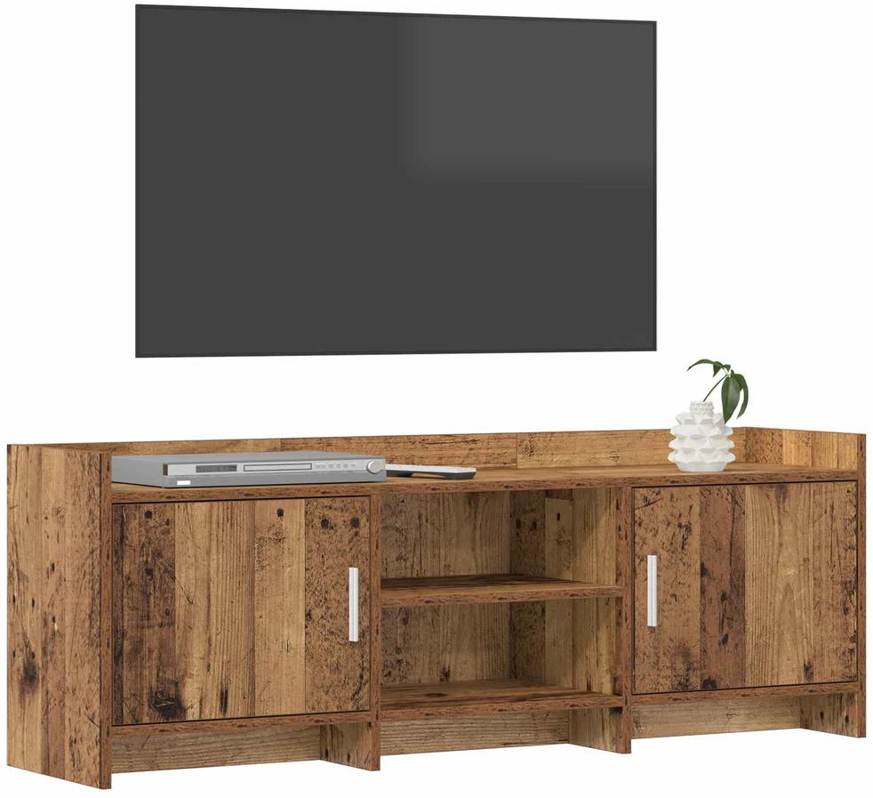 TV staliukas Televizoriaus spintelė 130 x 33 x 47 cm Sendintos medienos