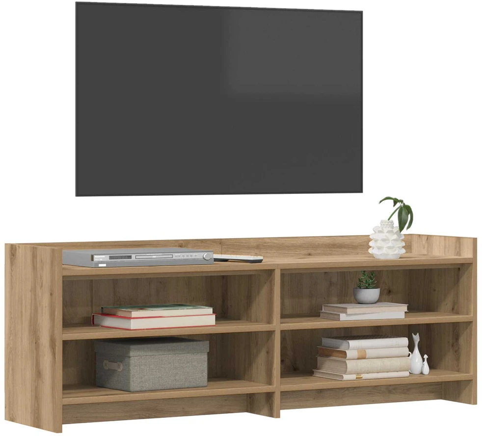 TV staliukas Televizoriaus spintelė 135 x 33 x 47 cm Artisano ąžuolo