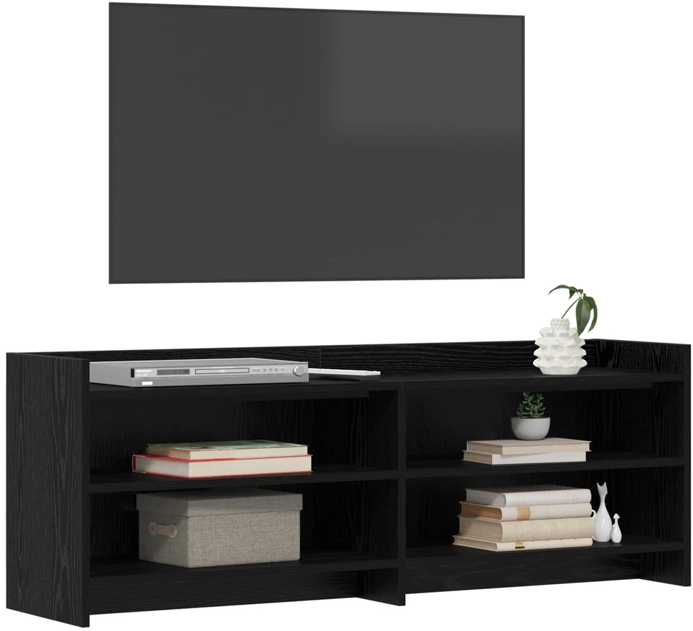 TV staliukas Televizoriaus spintelė 135 x 33 x 47 cm Juodojo ąžuolo