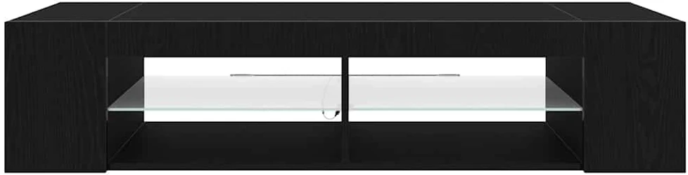 TV staliukas Televizoriaus spintelė 135 x 39 x 30 cm Juodas ąžuolas