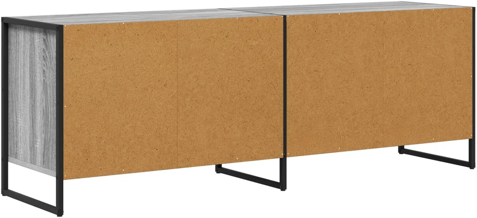 TV staliukas Televizoriaus spintelė 140 x 36 x 49.5 cm Pilkas Sonoma