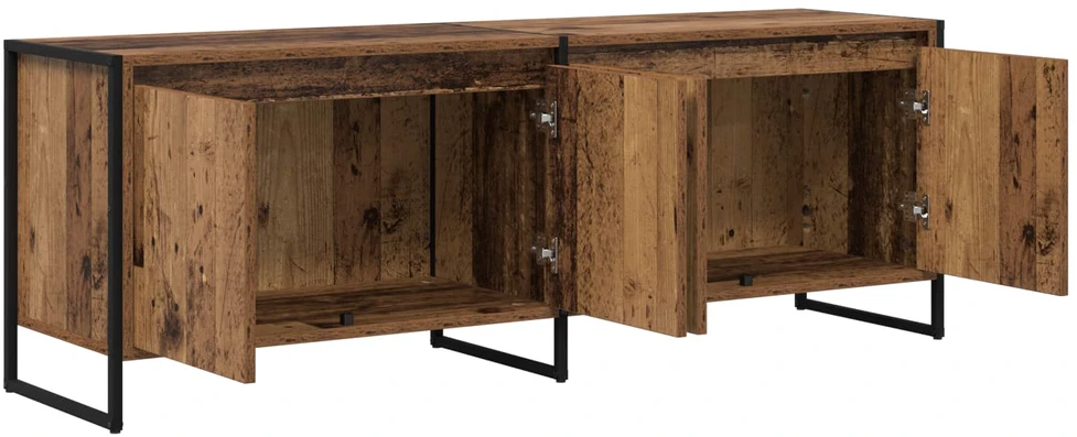 TV staliukas Televizoriaus spintelė 140 x 36 x 49.5 cm Senovinis medis