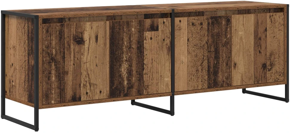 TV staliukas Televizoriaus spintelė 140 x 36 x 49.5 cm Senovinis medis