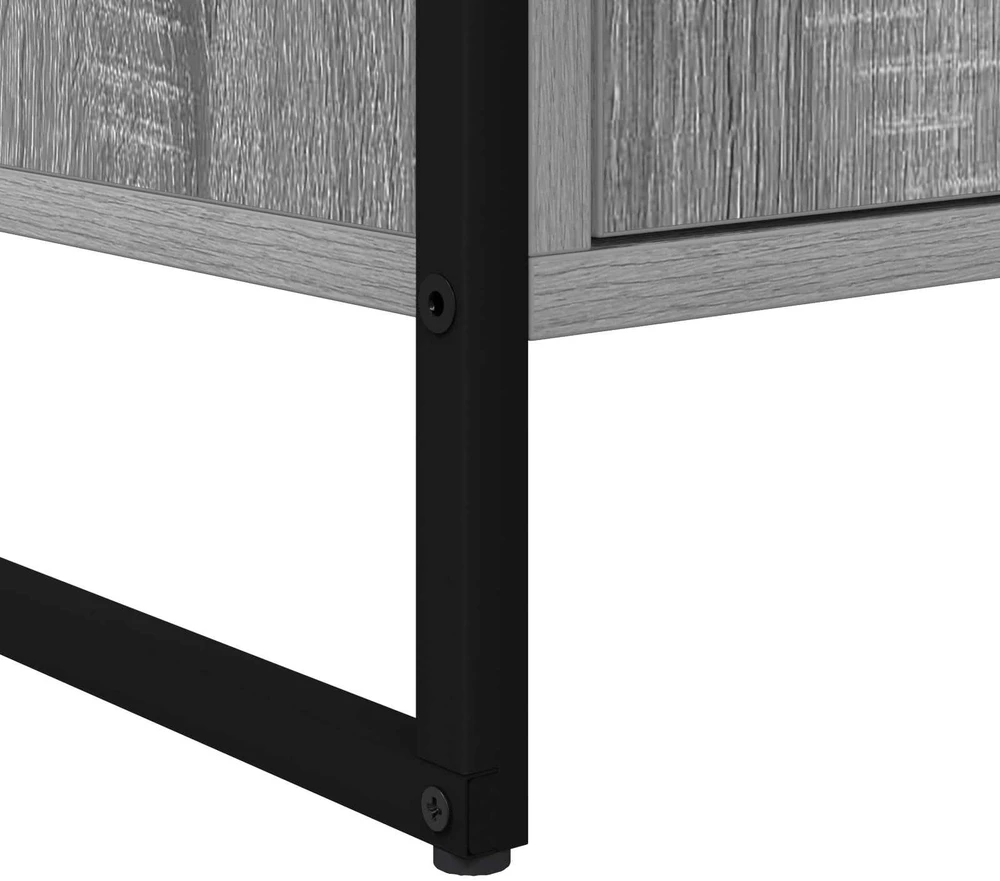 TV staliukas Televizoriaus spintelė 140 x 36 x 49.5 cm Pilkas Sonoma