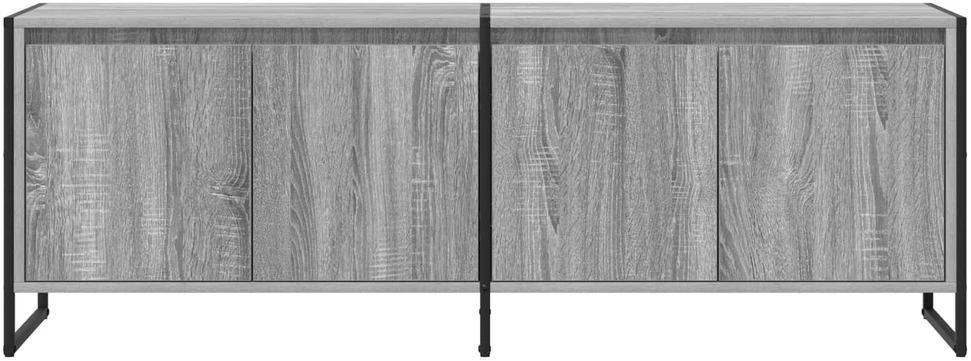 TV staliukas Televizoriaus spintelė 140 x 36 x 49.5 cm Pilkas Sonoma