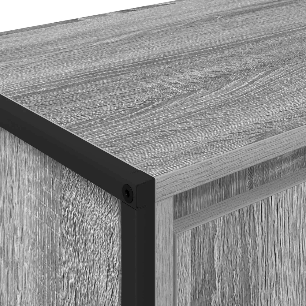 TV staliukas Televizoriaus spintelė 140 x 36 x 49.5 cm Pilkas Sonoma