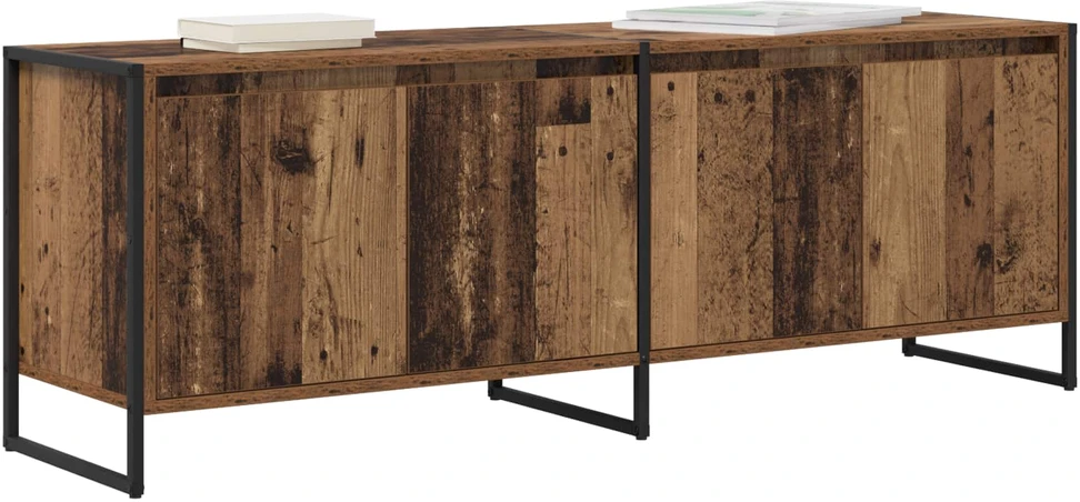 TV staliukas Televizoriaus spintelė 140 x 36 x 49.5 cm Senovinis medis