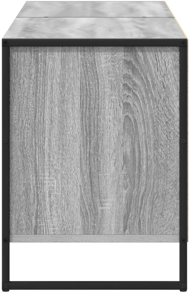 TV staliukas Televizoriaus spintelė 140 x 36 x 49.5 cm Pilkas Sonoma