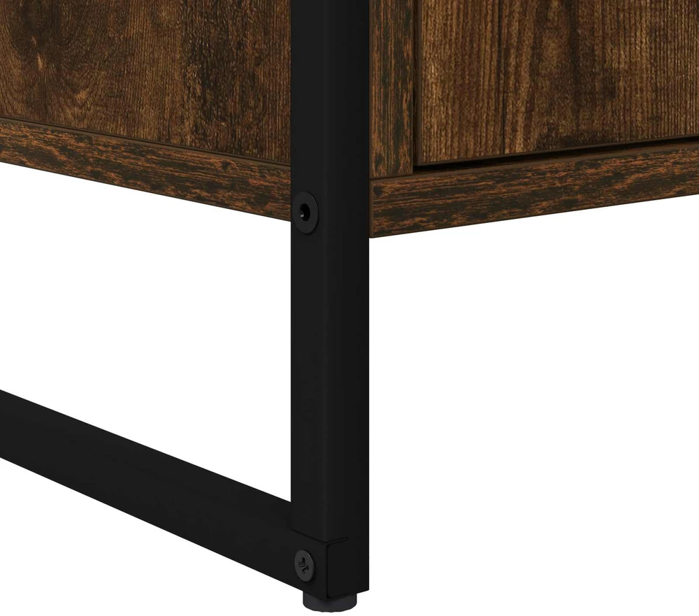 TV staliukas Televizoriaus spintelė 140 x 36 x 49.5 cm Dūminis ąžuolas