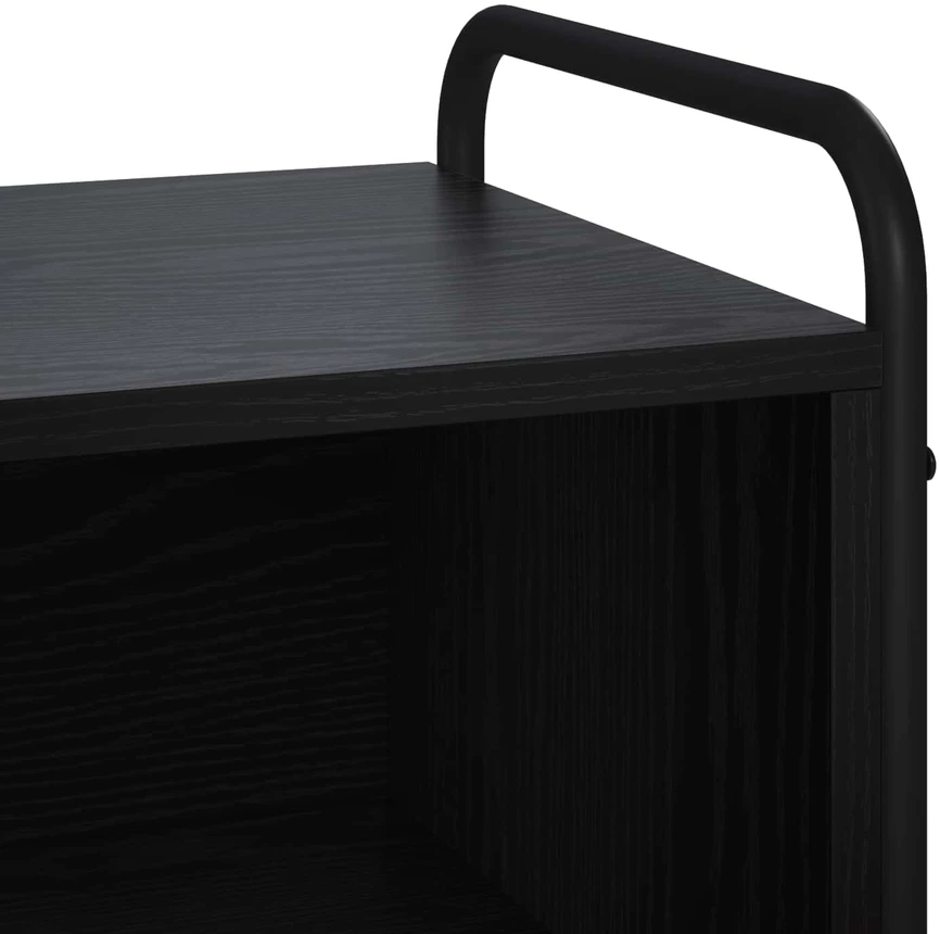 TV staliukas Televizoriaus spintelė 140 x 39,5 x 50 cm Juodojo ąžuolo