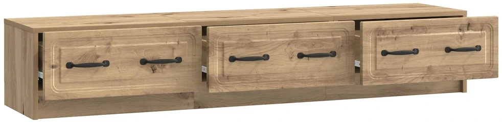 TV staliukas Televizoriaus spintelė 147 x 34,5 x 27 cm Artisano ąžuolo