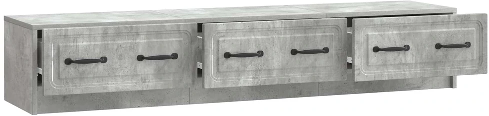 TV staliukas Televizoriaus spintelė 147 x 34,5 x 27 cm Betono pilka