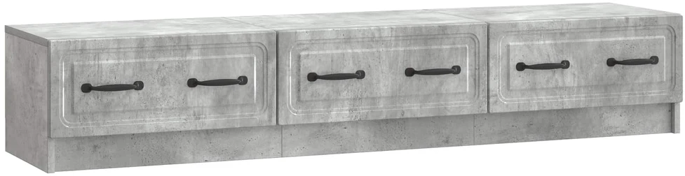 TV staliukas Televizoriaus spintelė 147 x 34,5 x 27 cm Betono pilka