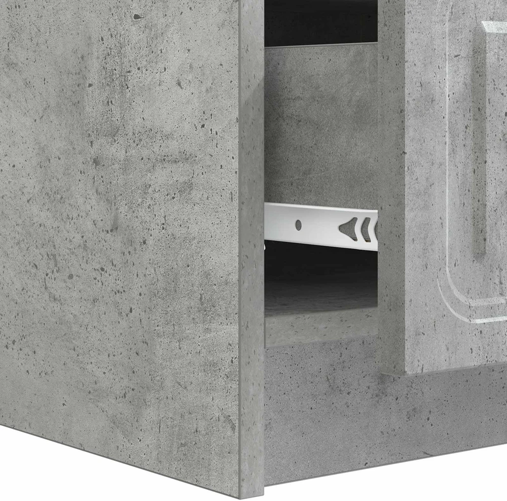 TV staliukas Televizoriaus spintelė 147 x 34,5 x 27 cm Betono pilka