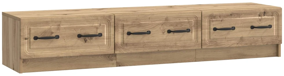 TV staliukas Televizoriaus spintelė 147 x 34,5 x 27 cm Artisano ąžuolo