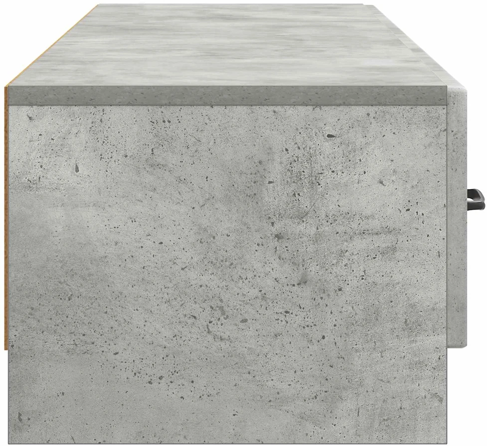 TV staliukas Televizoriaus spintelė 147 x 34,5 x 27 cm Betono pilka