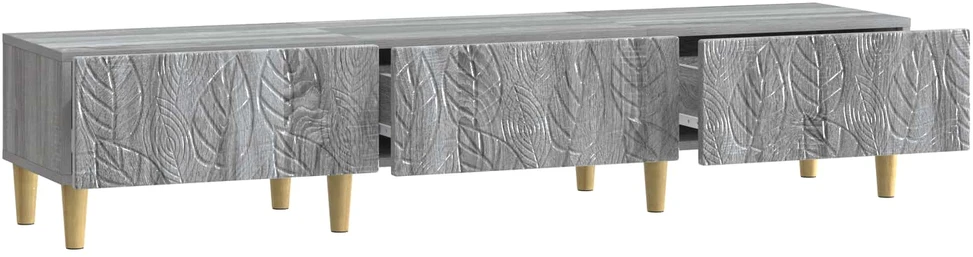TV staliukas Televizoriaus spintelė 147 x 34,5 x 30 cm Pilka Sonoma