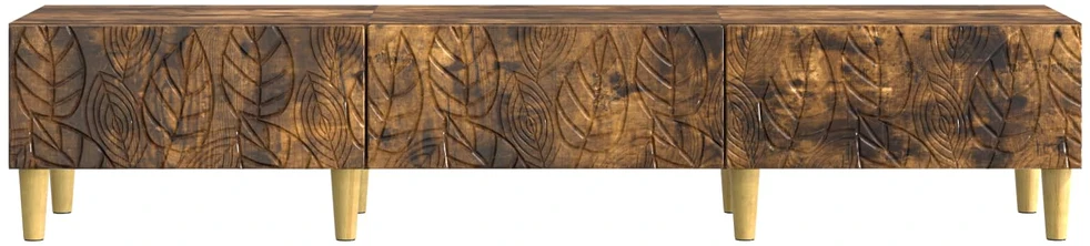 TV staliukas Televizoriaus spintelė 147 x 34,5 x 30 cm Dūminio ąžuolo