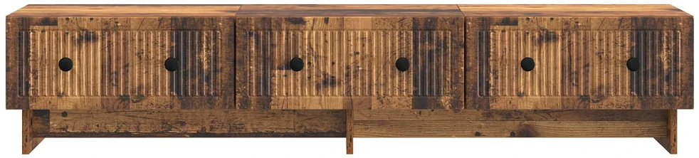 TV staliukas Televizoriaus spintelė 147 x 34,5 x 30 cm Sendintos medienos
