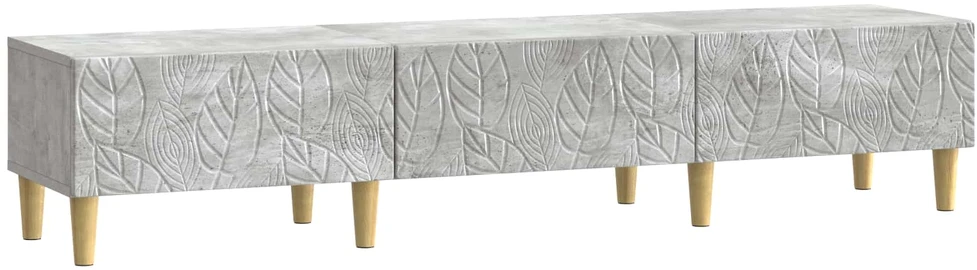 TV staliukas Televizoriaus spintelė 147 x 34,5 x 30 cm Betono pilka