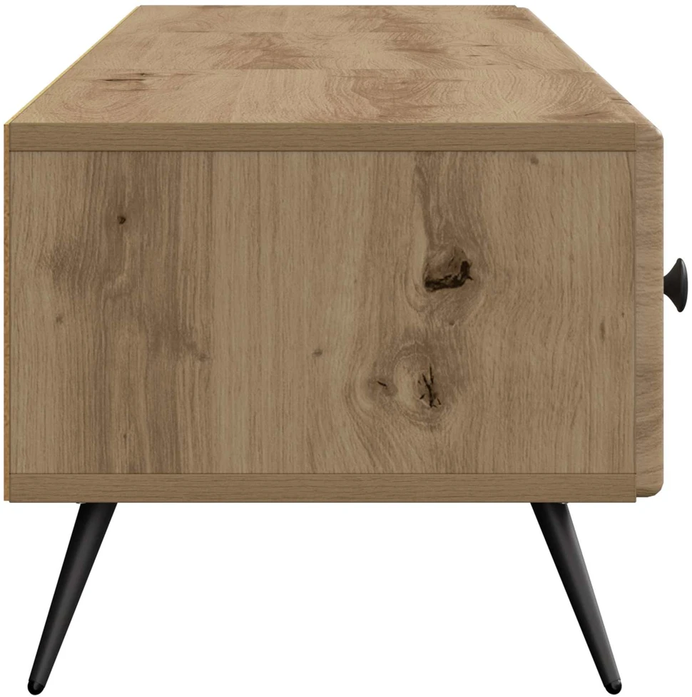 TV staliukas Televizoriaus spintelė 147 x 34,5 x 30 cm Artisano ąžuolo