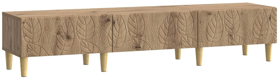 TV staliukas Televizoriaus spintelė 147 x 34,5 x 30 cm Artisano ąžuolo