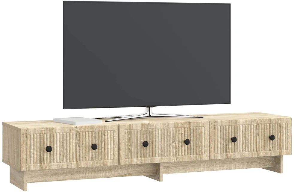TV staliukas Televizoriaus spintelė 147 x 34,5 x 30 cm Sonoma ąžuolas