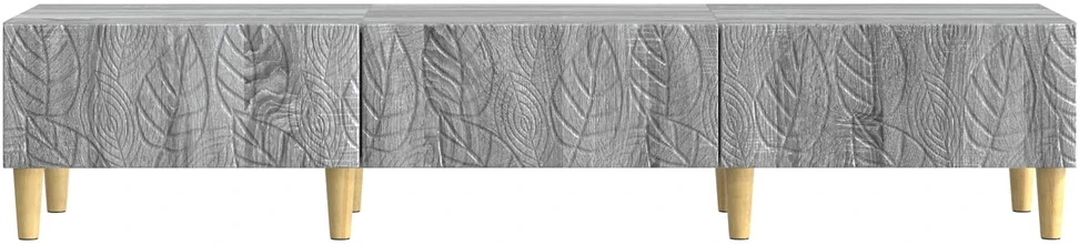 TV staliukas Televizoriaus spintelė 147 x 34,5 x 30 cm Pilka Sonoma