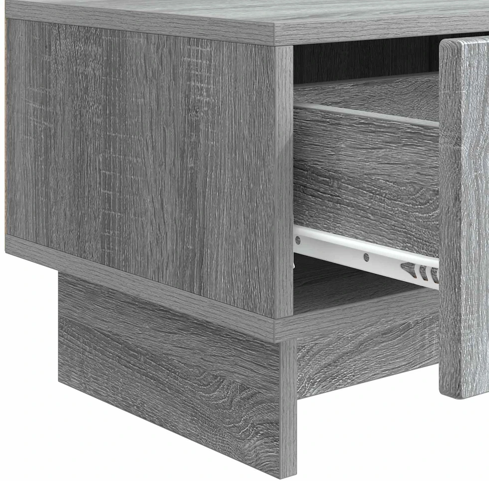 TV staliukas Televizoriaus spintelė 147 x 34,5 x 30 cm Pilka sonoma ąžuolo
