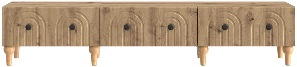 TV staliukas Televizoriaus spintelė 147 x 34,5 x 30 cm Artisano ąžuolo