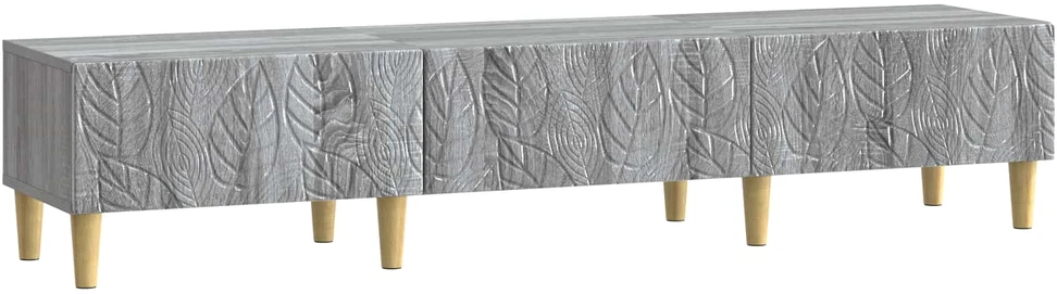 TV staliukas Televizoriaus spintelė 147 x 34,5 x 30 cm Pilka Sonoma