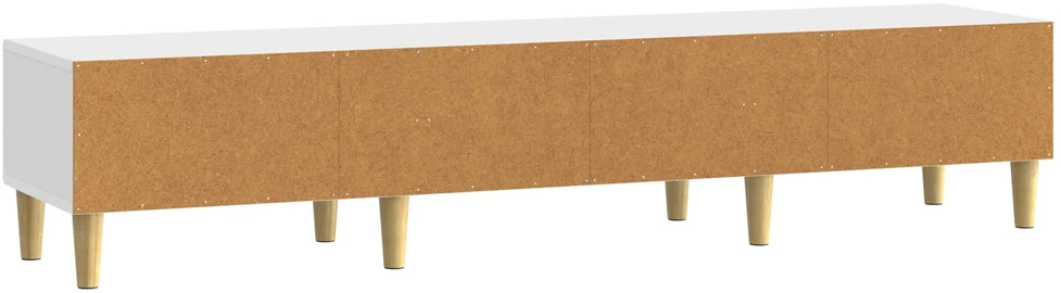 TV staliukas Televizoriaus spintelė 147 x 34,5 x 30 cm Itin blizgi balta