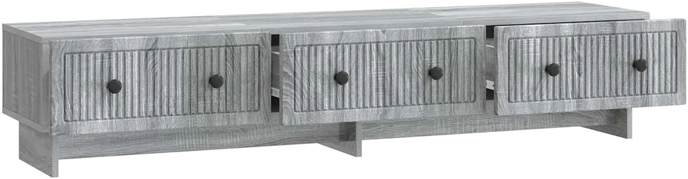 TV staliukas Televizoriaus spintelė 147 x 34,5 x 30 cm Pilka sonoma ąžuolo