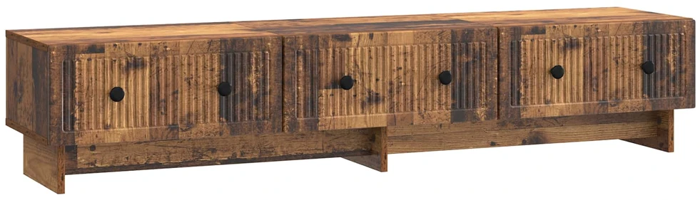 TV staliukas Televizoriaus spintelė 147 x 34,5 x 30 cm Sendintos medienos