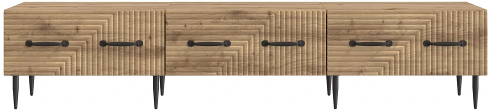 TV staliukas Televizoriaus spintelė 147 x 34,5 x 30 cm Artisano ąžuolo