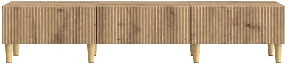 TV staliukas Televizoriaus spintelė 147 x 34,5 x 30 cm Artisano ąžuolo