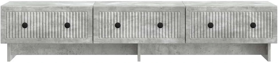 TV staliukas Televizoriaus spintelė 147 x 34,5 x 30 cm Betono pilka