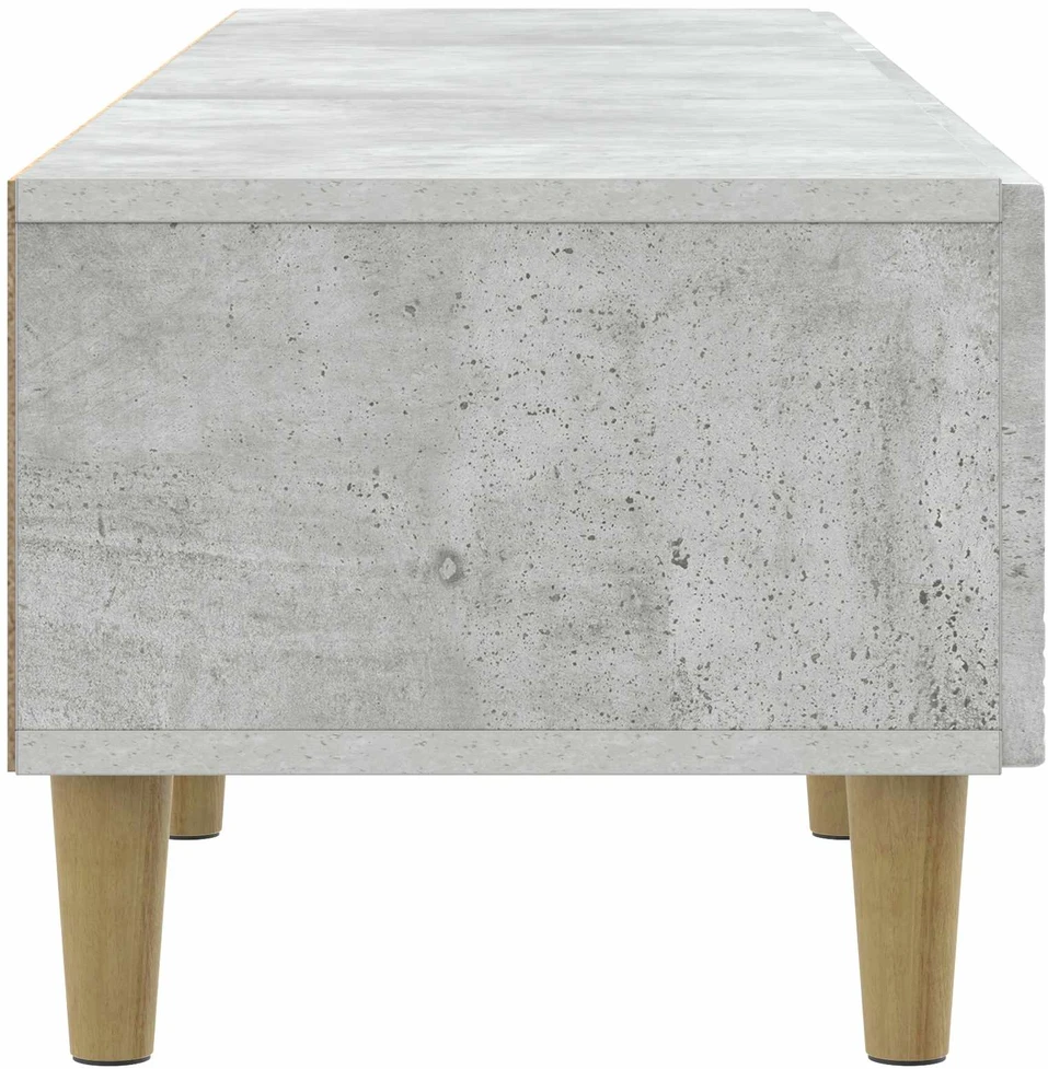 TV staliukas Televizoriaus spintelė 147 x 34,5 x 30 cm Betono pilka