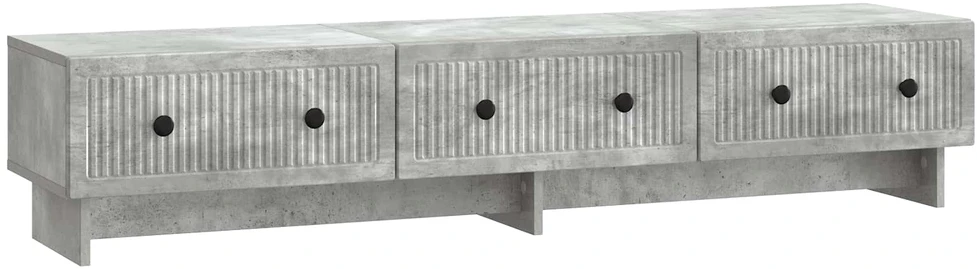 TV staliukas Televizoriaus spintelė 147 x 34,5 x 30 cm Betono pilka