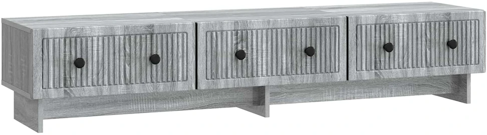 TV staliukas Televizoriaus spintelė 147 x 34,5 x 30 cm Pilka sonoma ąžuolo