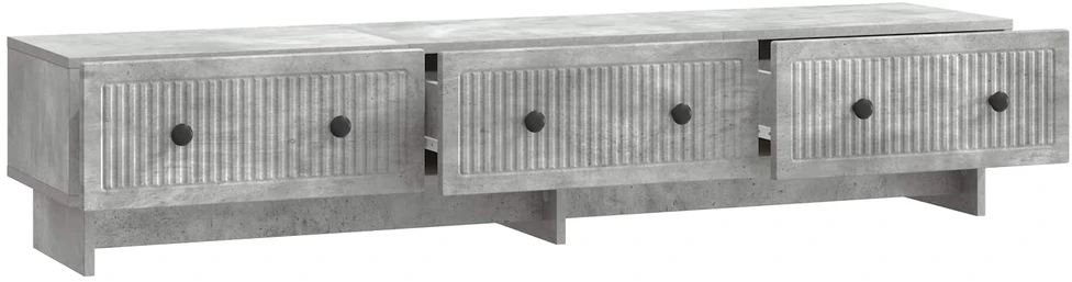 TV staliukas Televizoriaus spintelė 147 x 34,5 x 30 cm Betono pilka