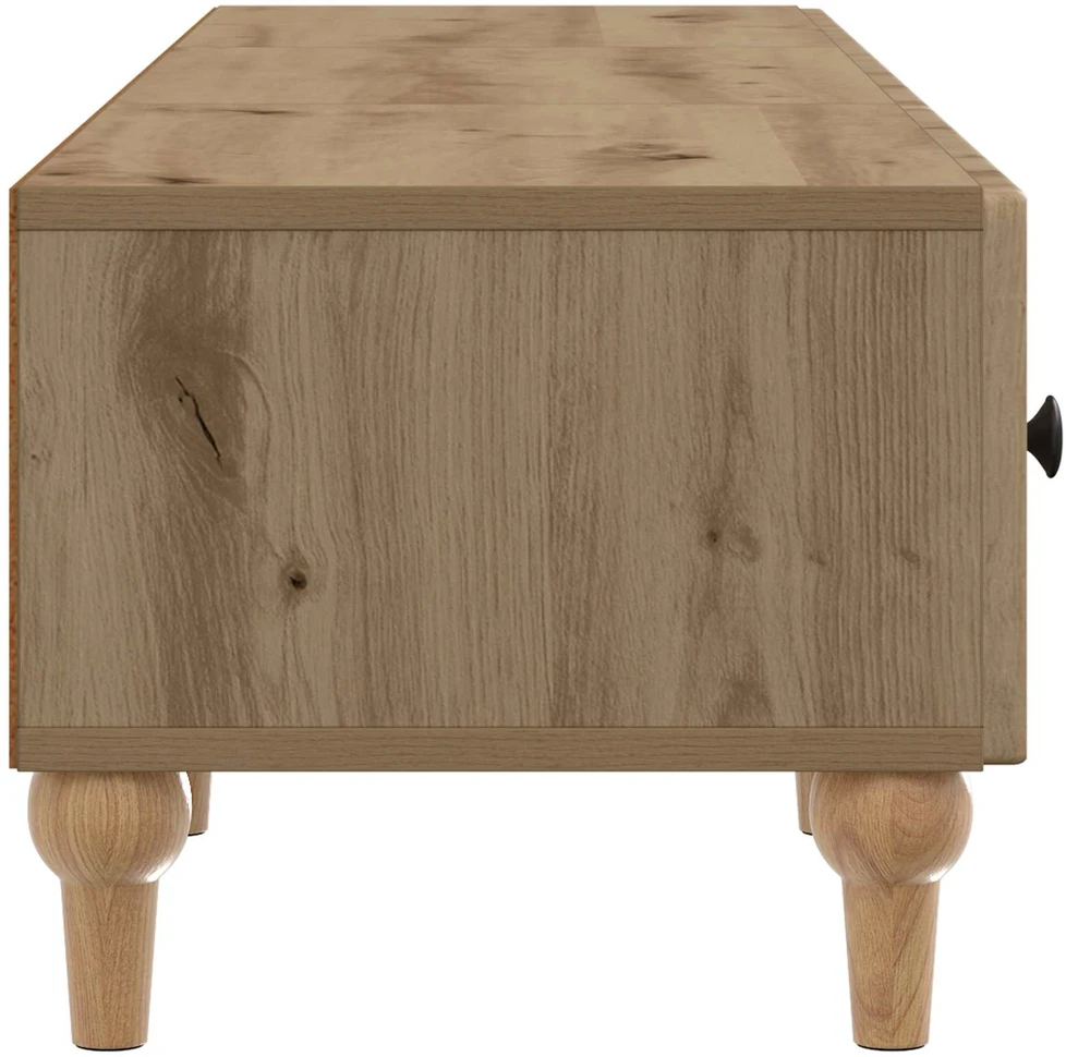 TV staliukas Televizoriaus spintelė 147 x 34,5 x 30 cm Artisano ąžuolo