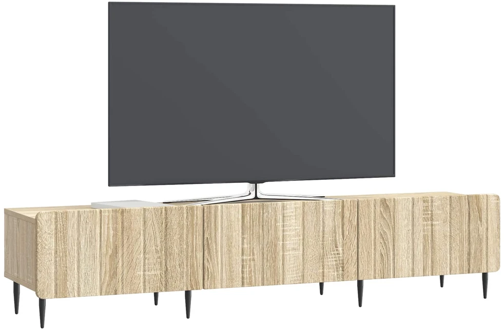 TV staliukas Televizoriaus spintelė 147 x 34,5 x 32 cm Sonoma ąžuolas