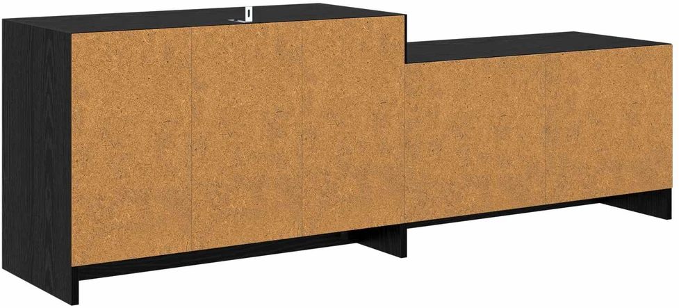 TV staliukas Televizoriaus spintelė 147 x 35 x 50 cm Juodojo ąžuolo