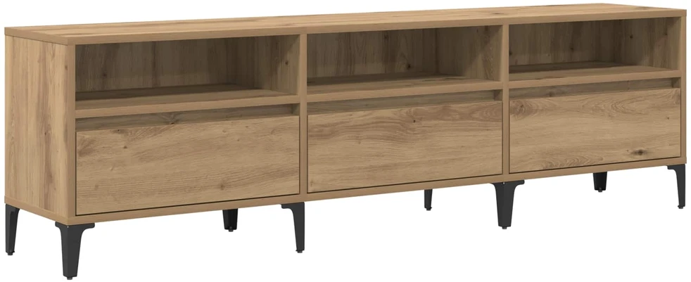 TV staliukas Televizoriaus spintelė 150 x 30 x 45 cm Amatininkų ąžuolas