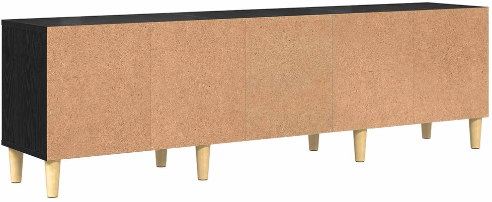 TV staliukas Televizoriaus spintelė 150 x 30 x 45 cm Juodas ąžuolas