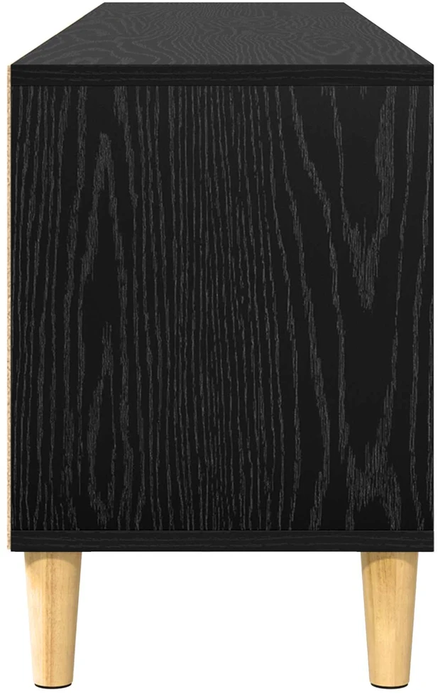 TV staliukas Televizoriaus spintelė 150 x 30 x 45 cm Juodas ąžuolas