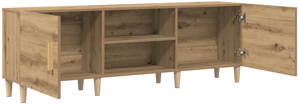 TV staliukas Televizoriaus spintelė 150 x 30 x 50 cm artisano ąžuolo